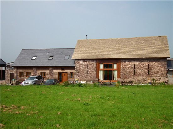 Listed barn conversion near Talgarth